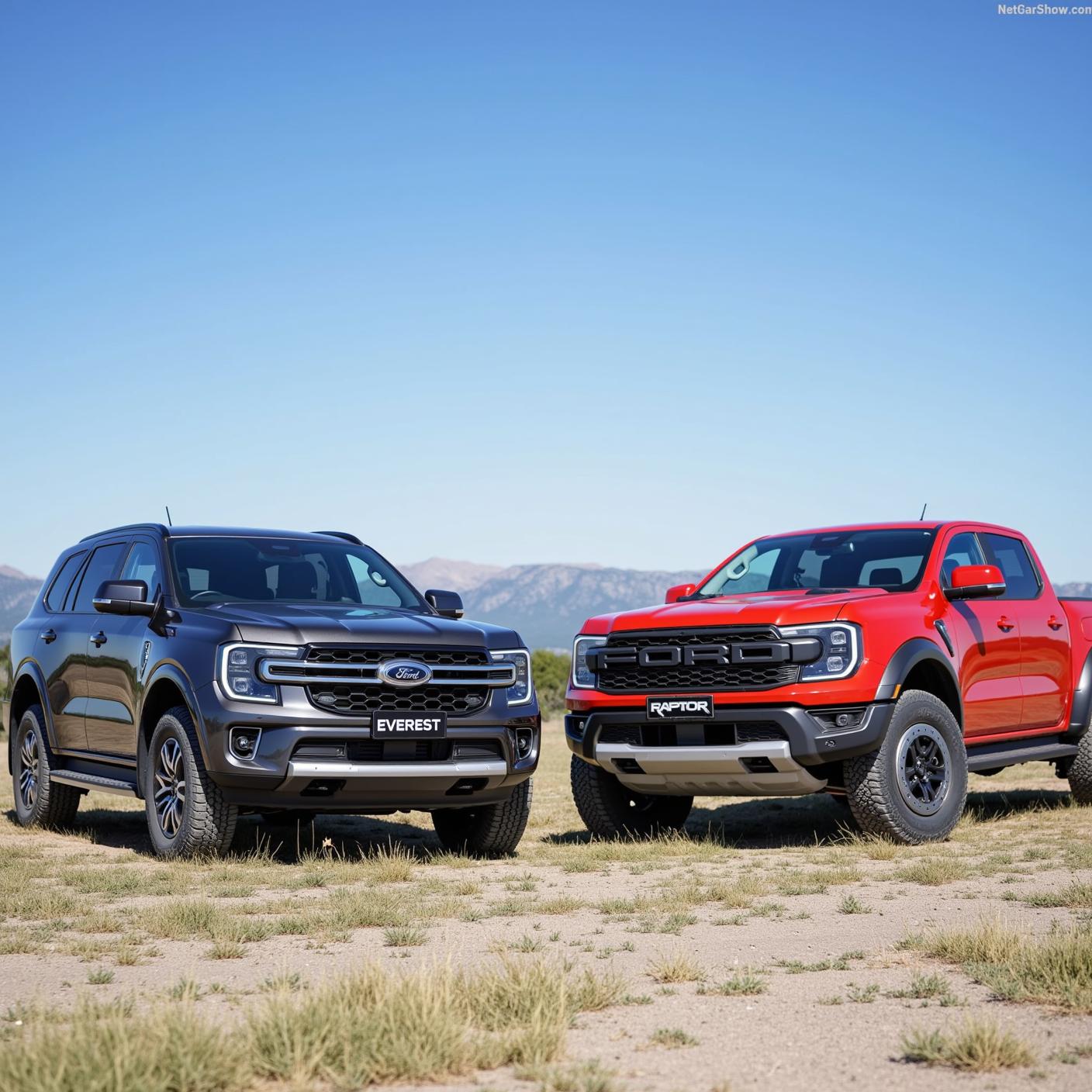 Ford Everest in studio
