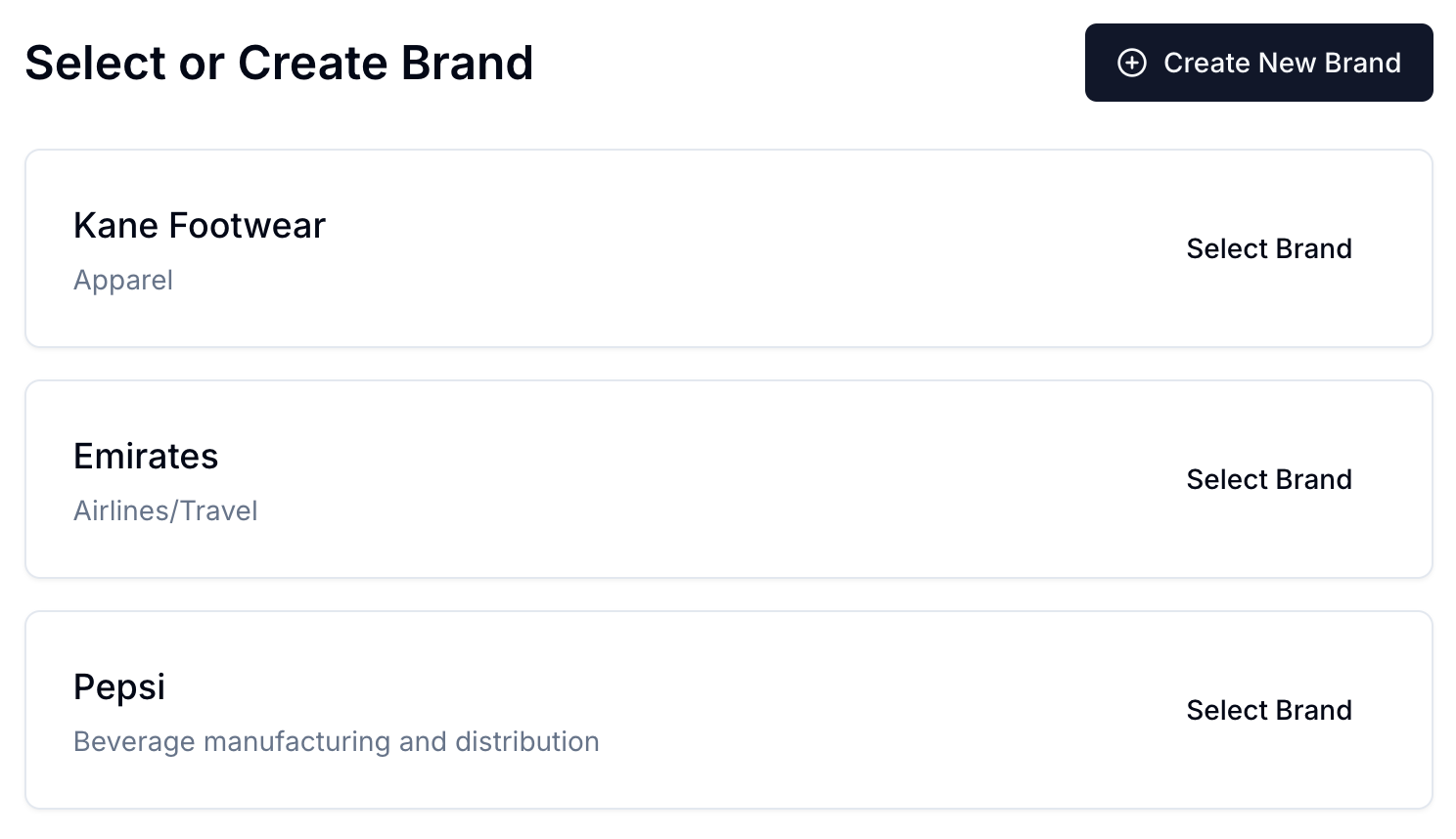 Select brand